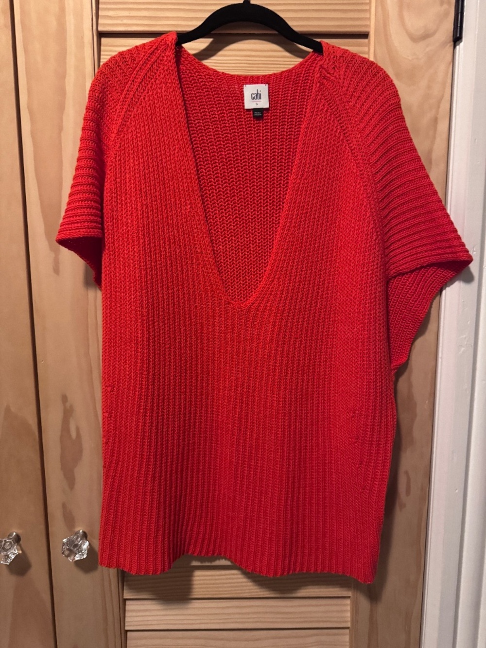 Cabi Red Sweater, Size Small